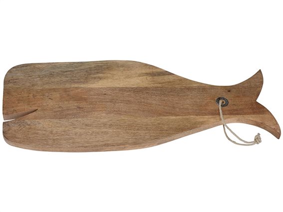 Ξύλο Κοπής από Ξύλο Μάνγκο σε σχήμα Ψαριού,  70x29x2 cm