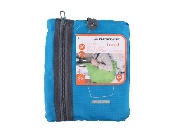 Dunlop Τσάντα Ταξιδίου με Φερμουάρ, 52x32x20cm, Travel Shop Bag Μπλε
