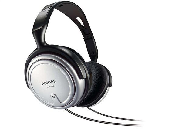 Philips Ακουστικά Κεφαλής SHP2500 Ασημί