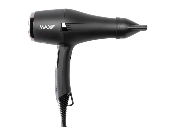 Max Pro Πιστολάκι Μαλλιών 2400W με Λειτουργία Ιονισμού Bliss Μαύρο