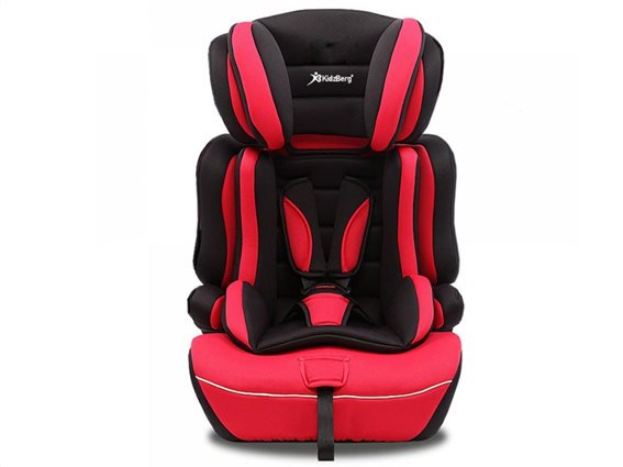Kidzberg KG-1001RD Παιδικό Κάθισμα Αυτοκινήτου για παιδιά από 9 μηνών έως 12 ετών σε κόκκινο χρώμα