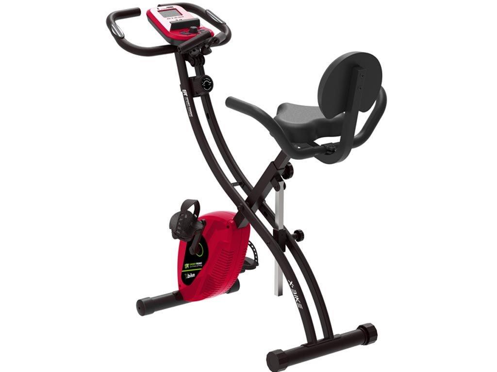 Στατικό Ποδήλατο Γυμναστικής με ψηφιακή οθόνη και βάση tablet, ST-X6 Κόκκινο