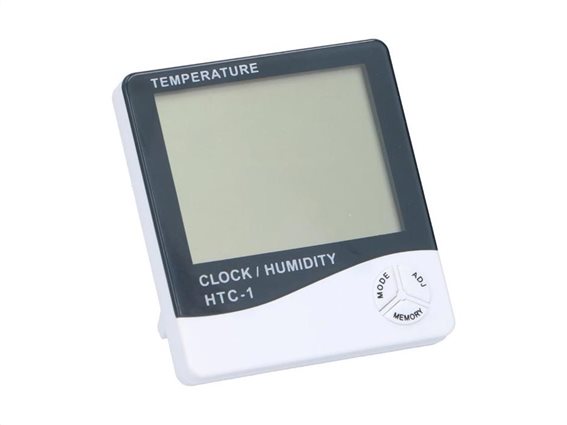Grundig Επιτραπέζιο Ψηφιακό ρολόι Ξυπνητήρι με ένδειξη Θερμοκρασίας και Υγρασίας 5σε1, 9.5x2x10.5 cm