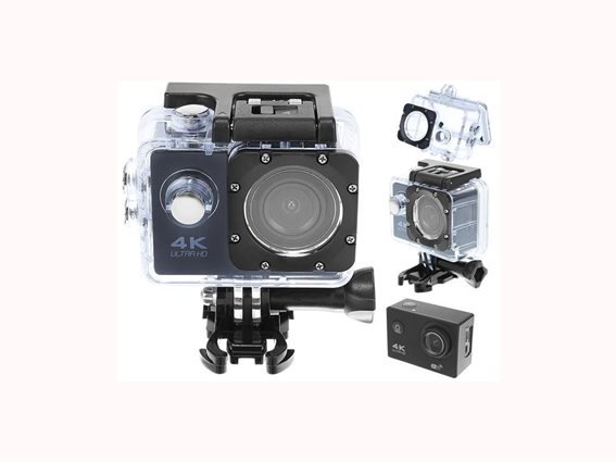 Action Camera ULTRA HD 4K, Αδιάβροχη Sport κάμερα με σύνδεση Wifi με κάρτα μνήμης mini SD 32GB