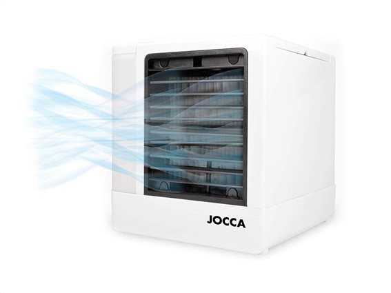 Jocca Μίνι Φορητό Air Cooler Κλιματιστικό Υγραντήρας με USB και 3 ταχύτητες, 16x15.5x15.5 cm