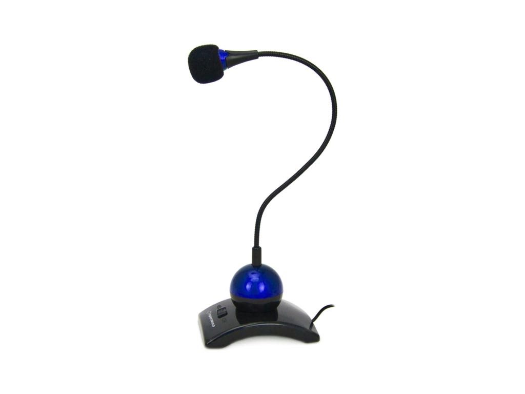 Μικρόφωνο Γραφείου με Switch Chat σε μπλε χρώμα, Desktop Mic Esperanza EH130B