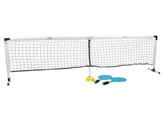 Scatch Σετ Εξοπλισμός Τένις 22 τεμαχίων με δίχτυ, ρακέτες και μπάλες, 240x15x60 cm 14389