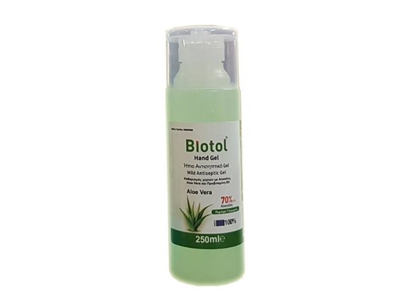 Biotol  Καθαριστικό Gel Χεριών 70% 250ml