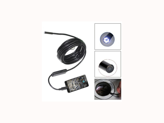 Ενδοσκοπική κάμερα Android USB 2.0, μήκους 5 μέτρων, με Led φωτισμό και αδιάβροχη