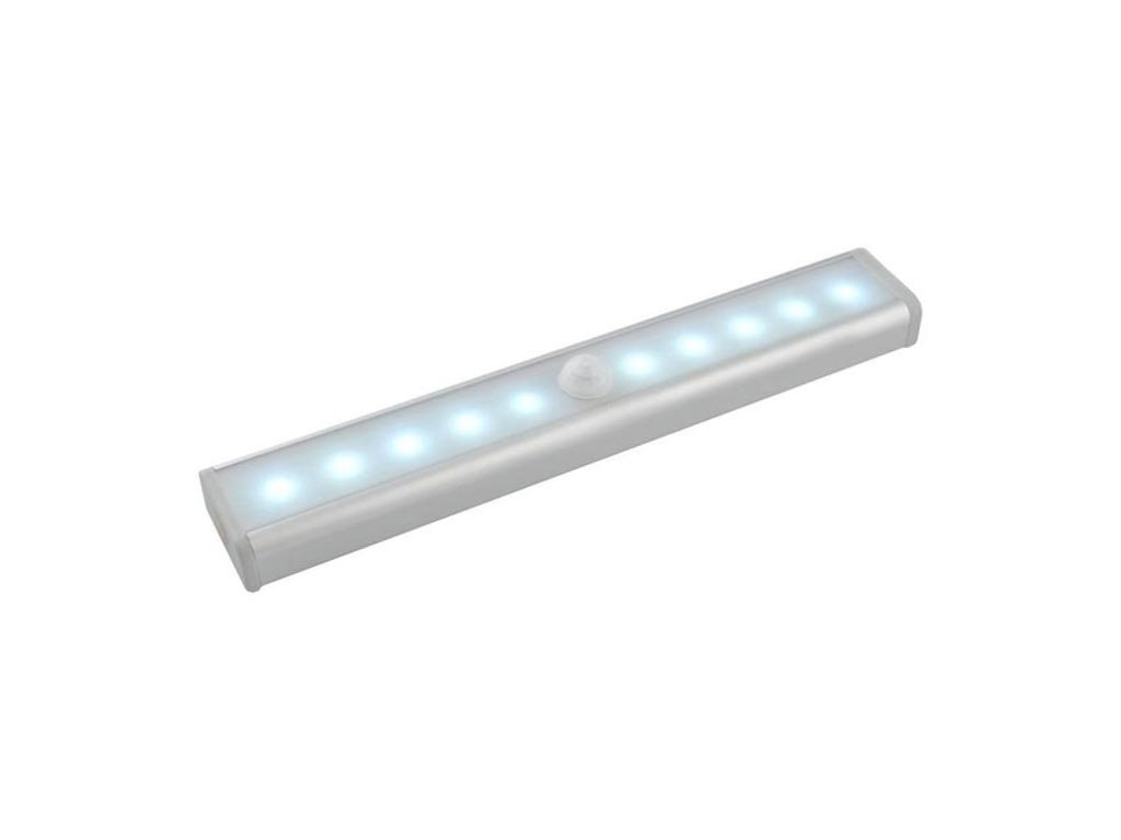 Φωτιστικό Μπάρα LED Φωτισμού με Αισθητήρα Κίνησης σε λευκό χρώμα, 19x3x1.2 cm