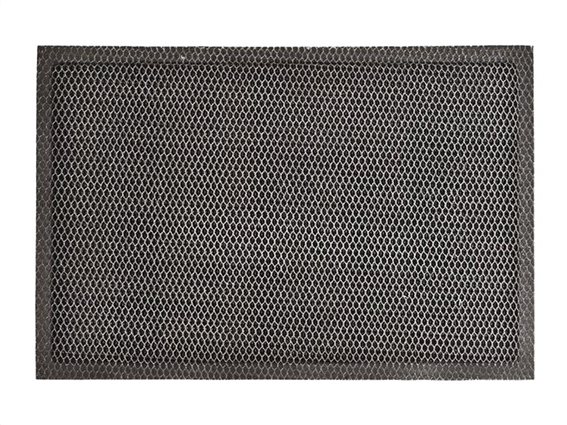 Πατάκι Χαλάκι εισόδου 40x60 cm με 3D σχέδιο σε μαύρο χρώμα