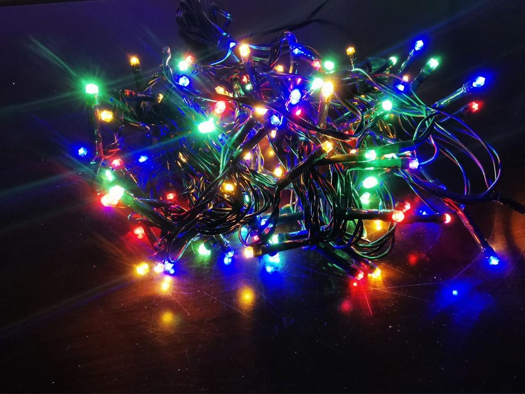 Χριστουγεννιάτικα Λαμπάκια 200 Led Φωτάκια πολύχρωμο Φωτισμό για εσωτερικό και εξωτερικό χώρο