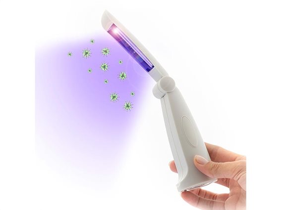 InnovaGoods Φορητή Συσκευή UV Αποστείρωσης Αντικειμένων Αναδιπλούμενη 1.5W Nilum Λευκή