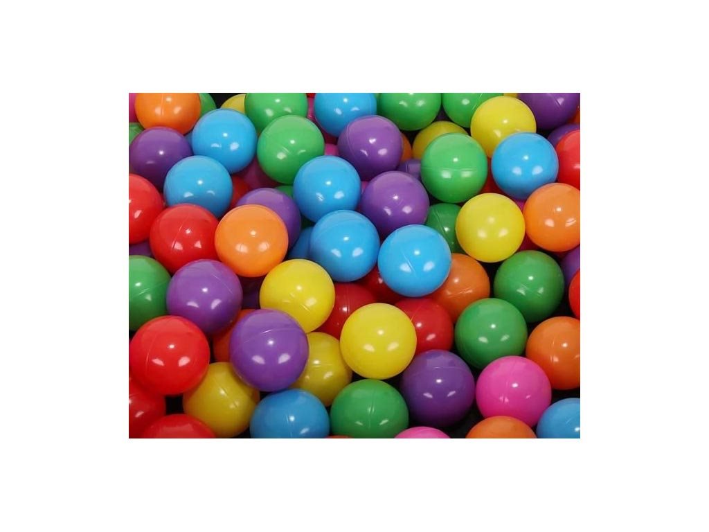 Σετ Χρωματιστά Μπαλάκια 100 τεμαχίων Παιδότοπου μεγέθους 5 cm για εσωτερικό και εξωτερικό χώρο