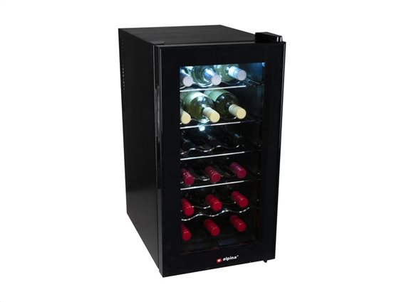 Συντηρητής Ψυγείο ποτών 50L για 18 φιάλες, 34.5x49x66 cm, Alpina wine cooler