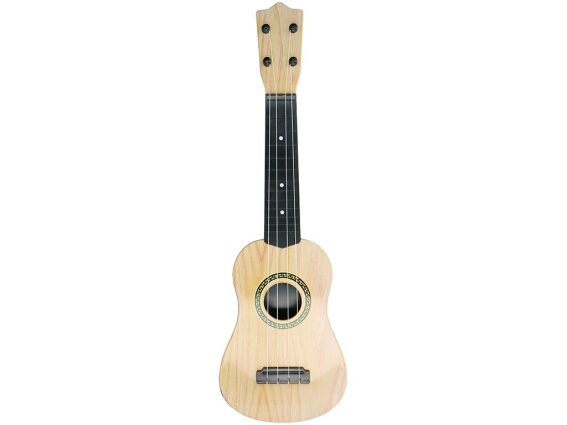 Παιδική Κιθάρα 4 χορδών σε φυσικό χρώμα ξύλου, 57x18x5 cm, Eddy toys guitar