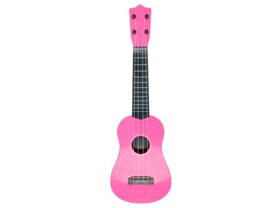Παιδική Κιθάρα 4 χορδών σε δύο χρώματα, 57x18x5 cm, Eddy toys guitar Ροζ