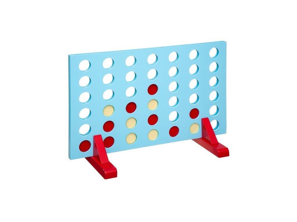 Ξύλινο Επιτραπέζιο Παιχνίδι Σκορ 4 στη σειρά, 50x27x34.5 cm, Wooden game