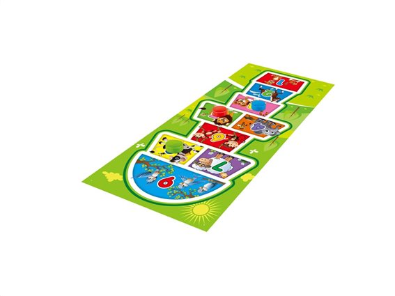Παιδικό παιχνίδι τάπητας για κουτσό, κατάλληλο και για εξωτερικό χώρο, 20x90x0.2 cm