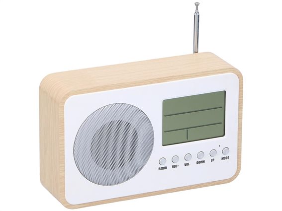 Dunlop Bluetooth Ρολόι Ξυπνητήρι με Ραδιόφωνο και άλλες λειτουργίες, 19.5x6.6x12.5 cm, Clock radio