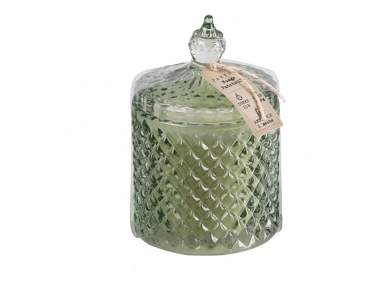 Αρωματικό Κερί Χώρου σε γυάλινο δοχείο με καπάκι, 8.5x13cm Delice Citronne