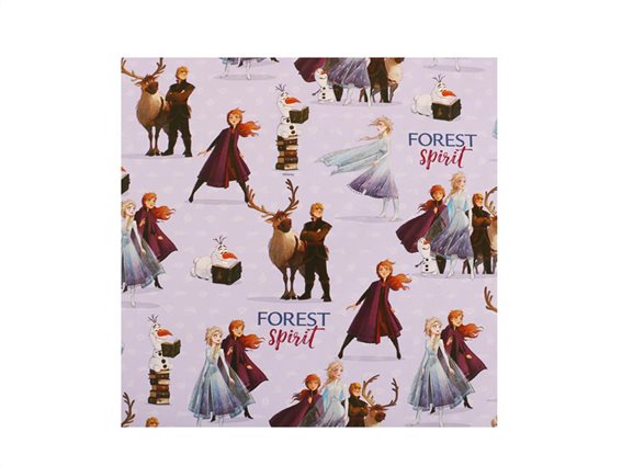 Χαρτί Περιτυλίγματος με ήρωες της Disney, 200x70 cm, Wrap paper Frozen