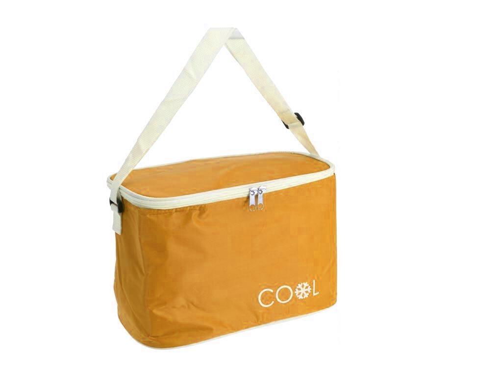 Ισοθερμική Τσάντα 8L με λαβή, 30x16x21 cm, Cooler Bag Πορτοκαλί