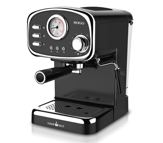 Sogo Μηχανή Espresso 1100W Πίεσης 15bar CAF-SS-5680 με δοχείο 1.25lt