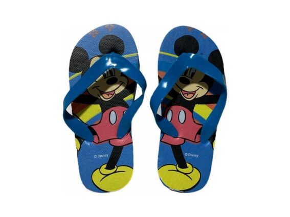 Παιδικές Σαγιονάρες Παραλίας με δίχαλο και θέμα Mickey σε μπλε χρώμα, Flip flops 28