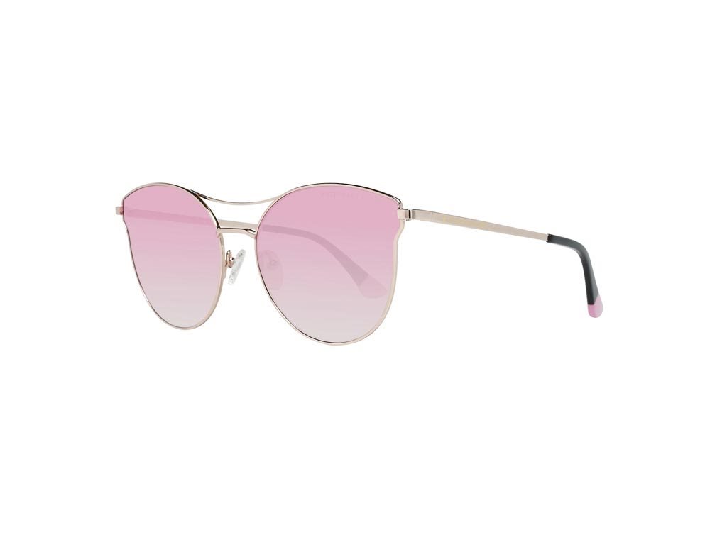 Victoria's Secret Γυναικεία Γυαλιά Ηλίου με χρυσό μεταλλικό σκελετό και ροζ φακούς, VS0050 28Z 60