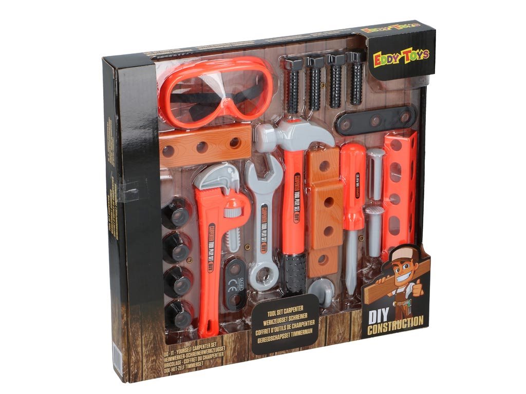 Eddy Toys Παιδικά Εργαλεία Ξυλουργού 04523 21τμχ