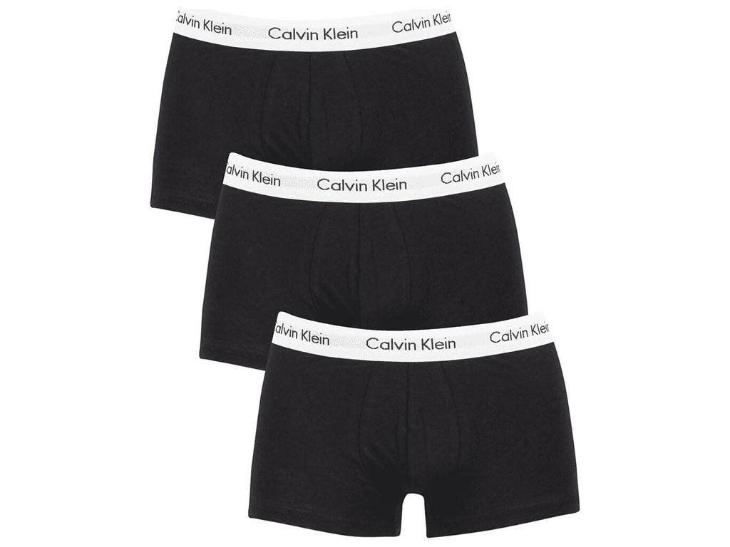 Calvin Klein Σετ Ανδρικά Μποξεράκια 3 τεμ σε μαύρο χρώμα, Boxers 3-pack Small