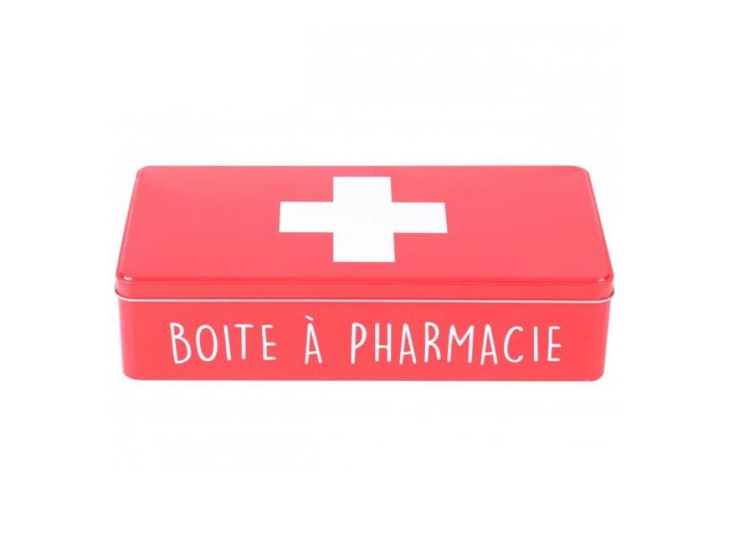 Μεταλλικό Φαρμακείο Κουτί πρώτων βοηθειών, 32x15.5x7.9 cm, First aid box