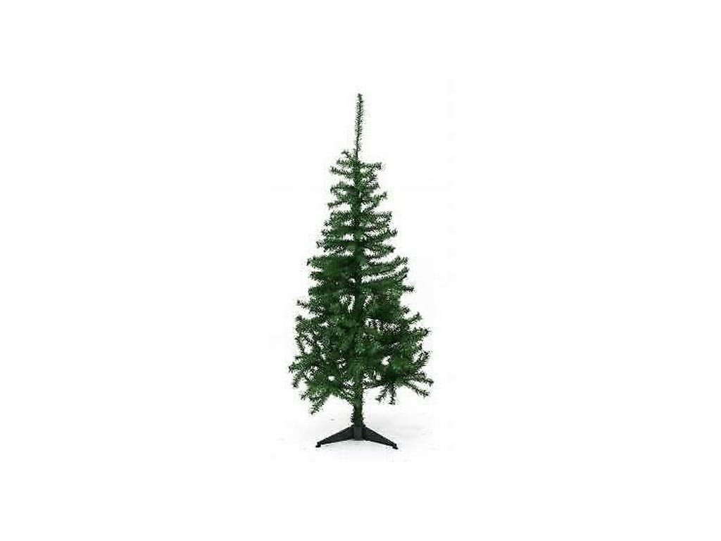 Τεχνητό Χριστουγεννιάτικο Δέντρο ύψους 150cm, με πλαστική βάση σε πράσινο χρώμα, Sapin Elegant