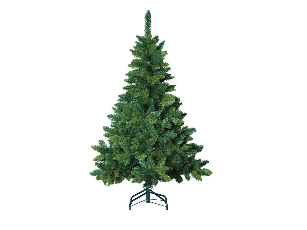 Τεχνητό Χριστουγεννιάτικο Δέντρο ύψους 150 cm, με μεταλλική βάση σε πράσινο χρώμα, Blooming Sapin