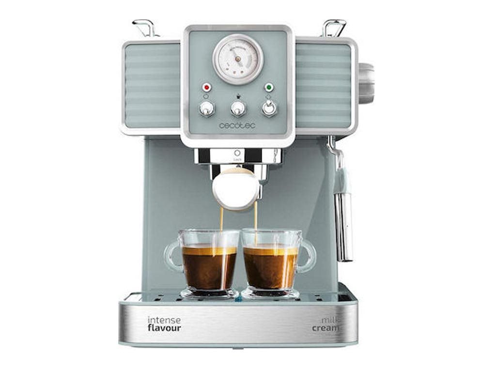 Cecotec Καφετιέρα Power Espresso 20 Tradizionale με Ισχύ 1350W και Πίεση 20 Bar, CEC-01575