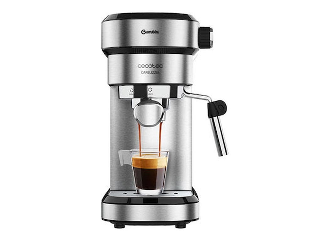 Cecotec Καφετιέρα Espresso Cafelizzia 790 Steel 20 Βar χωρητικότητας 1.2Lt και Ισχύ 1350W, CEC-01582