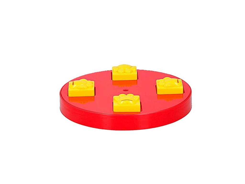 Πλαστικό Παιχνίδι για Σκύλους σε κόκκινο χρώμα, 22.5x4.5cm