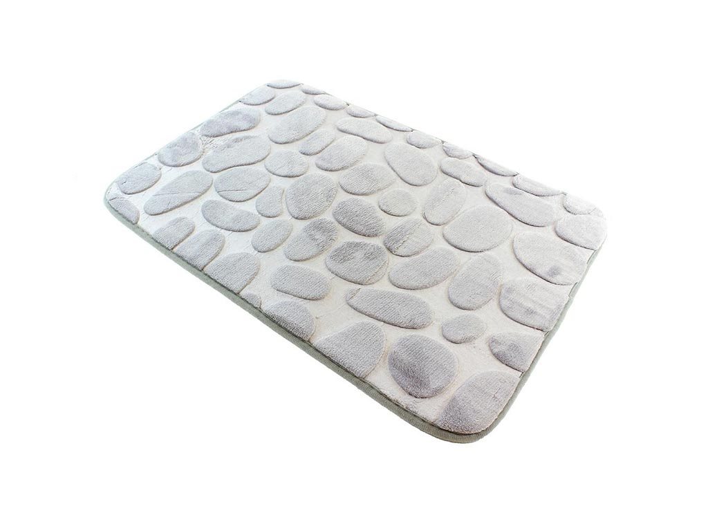 Αντιολισθητικό Πατάκι Μπάνιου με Memory Foam σε χρώμα Γκρι, 60x40 cm