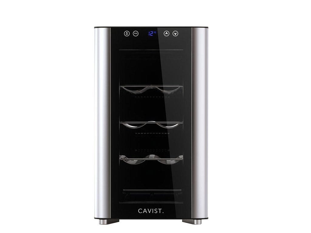 Συντηρητής Ψυγείο κρασιών 25L για 8 φιάλες, 26.1x50x46.5 cm, Cavist CAVIST8
