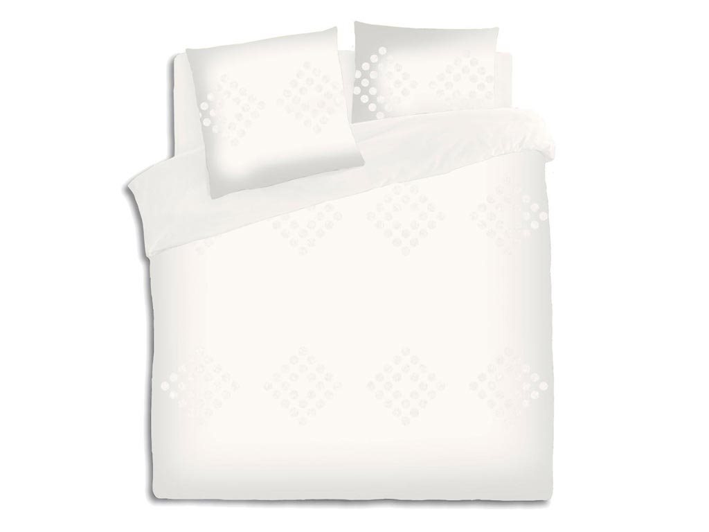 Σετ Υπέρδιπλη Παπλωματοθήκη με 2 μαξιλαροθήκες σε λευκό χρώμα, 220 x 240 cm, Bed cover set