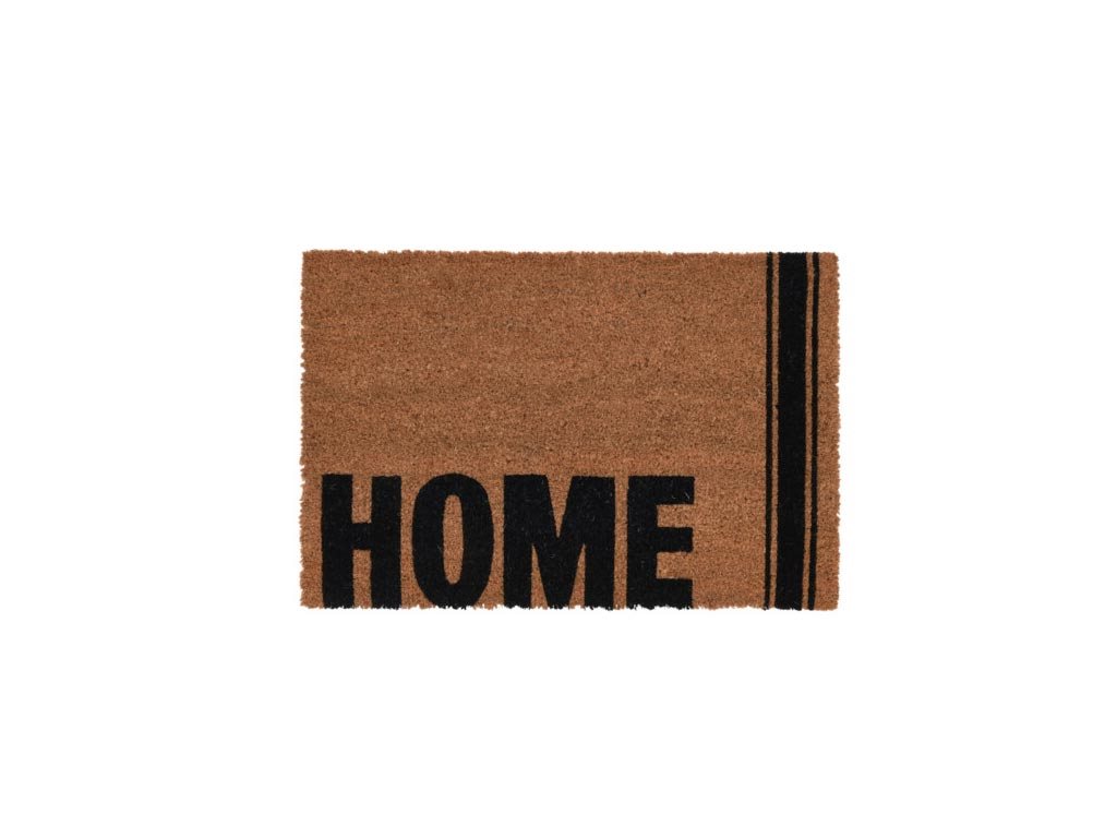 Πατάκι χαλάκι εισόδου εξόδου, με λογότυπο HOME, σε 3 σχέδια, 39x59cm Home Bold