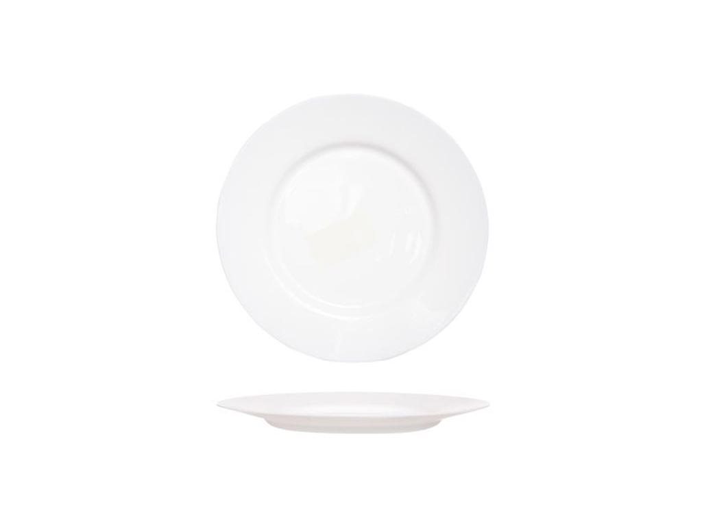 Luminarc Everyday Γυάλινο Ρηχό Πιάτο σε Λευκό χρώμα Διαμέτρου 19 cm, 15172