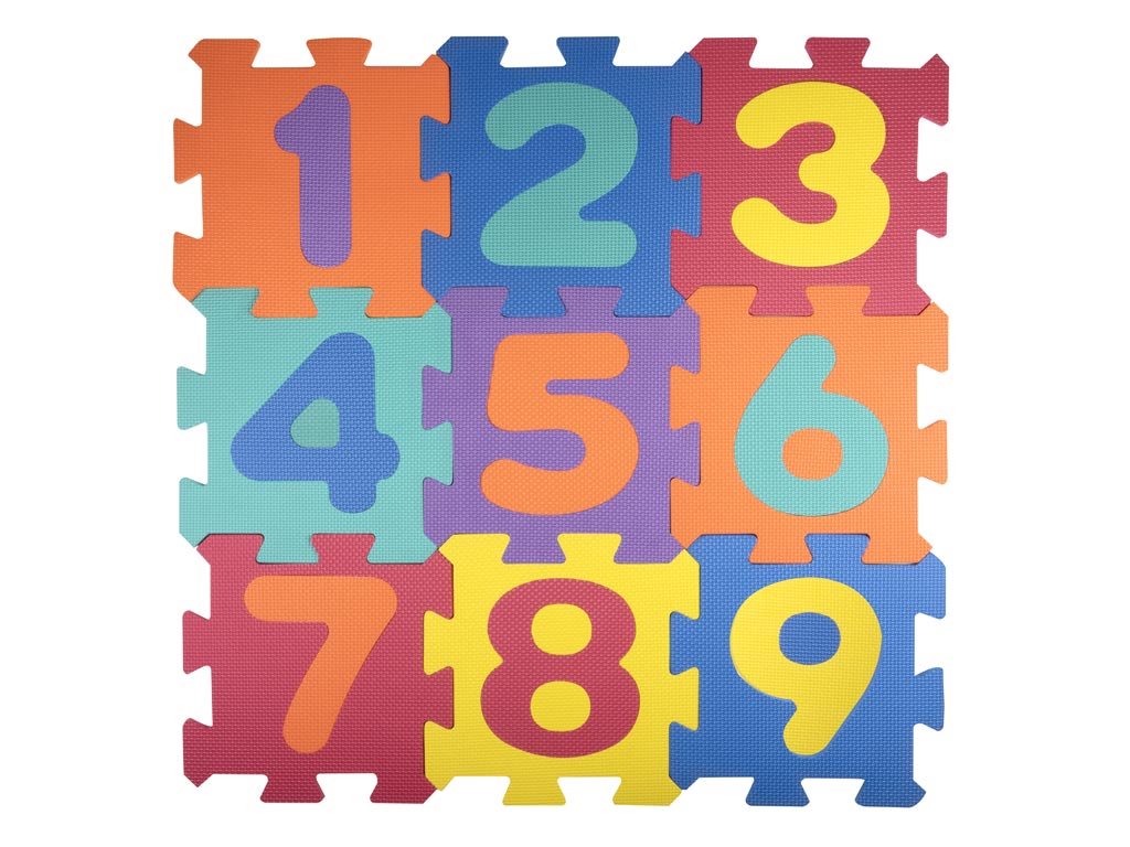 Let's Play Παιδικό Αφρώδες Χαλάκι Δραστηριοτήτων Παζλ 18 τεμαχίων 32x32x1 cm, 18531