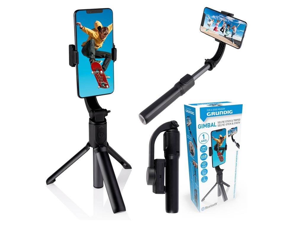 Grundig Selfie Stick με τρίποδο και Bluetooth Κατάλληλο για Smartphones, 24988