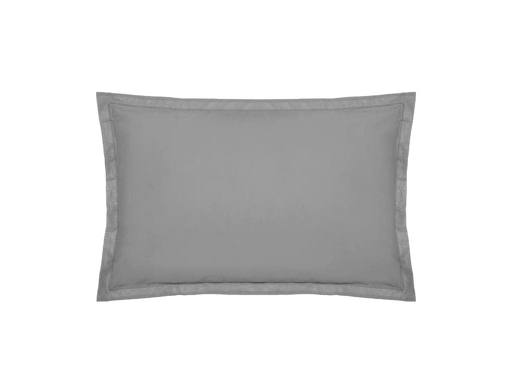 Μαξιλαροθήκη από 100% Βαμβάκι σε γκρι χρώμα, 50x70 cm, Pillow Case