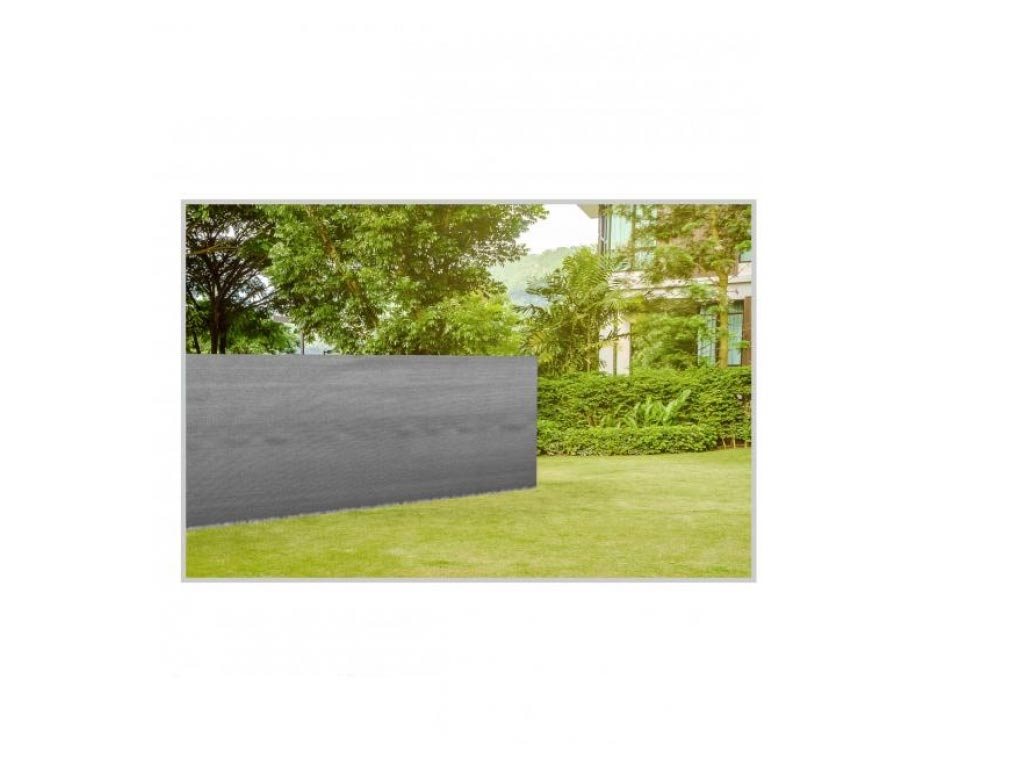 Προστατευτικό Παραβάν Βεράντας Σκίαστρο για το μπαλκόνι ή τον κήπο 10 μέτρων, σε Σκούρο Γκρι χρώμα