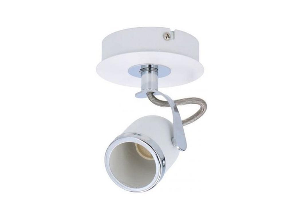 Grundig Μεταλλικό Φωτιστικό Σποτ Οροφής GU10 max 50W σε Λευκό χρώμα 10x10x13 cm, 09960