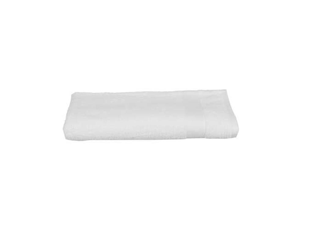 Απορροφητική Πετσέτα Σώματος από Βαμβάκι 100x150x1 cm, σε Λευκό χρώμα