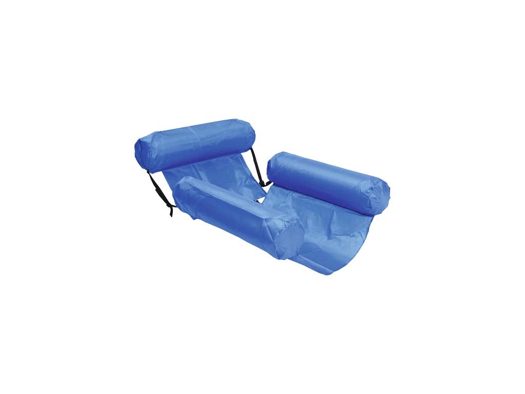 Φουσκωτή Πλωτή Ξαπλώστρα Πολυθρόνα για πισίνα και παραλία, σε μπλε χρώμα, 120x100 cm